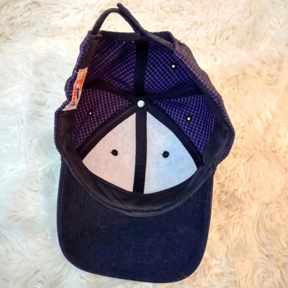 Toppers Tweed Baseball Hat Purple